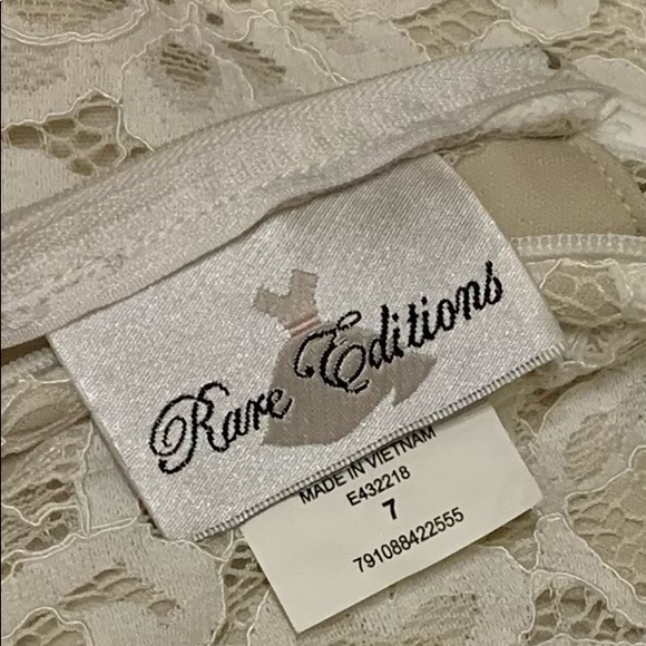 Rare Editions Sleeveless Blush Dress EUC Sz7 - Picture 4 of 4